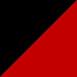 negro/rojo