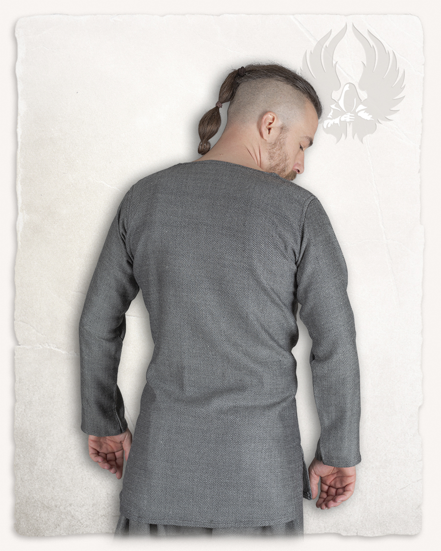 Tronde tunic fishbone grey Discontinued