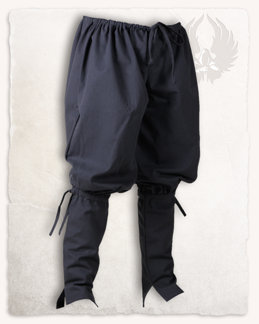 Ketill - Pantalon noir en canvas